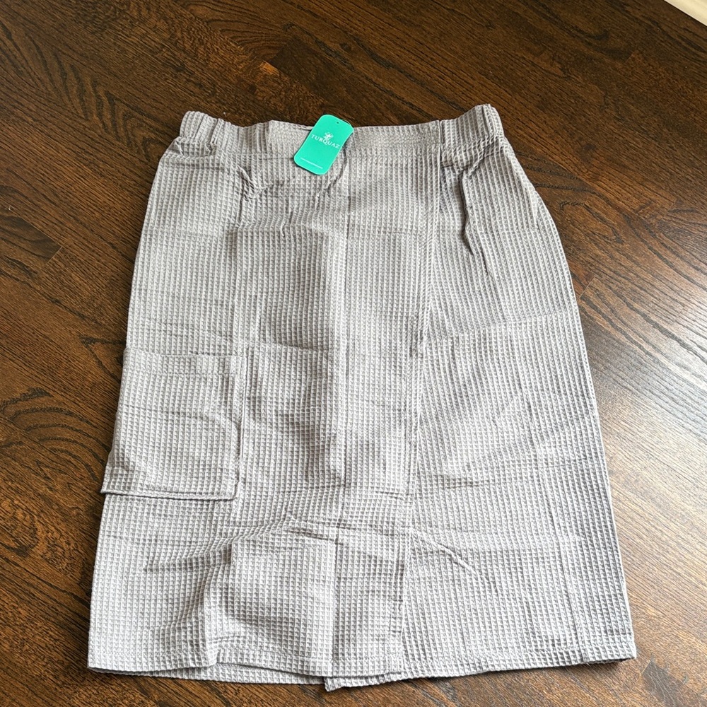 Gray Women's Wrap Towel